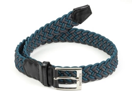 Pasek Equiline Efele - szaro-szmaragdowy