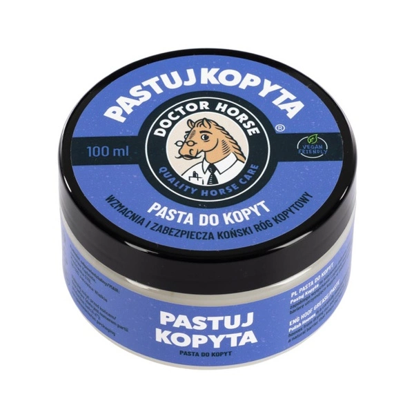 Pasta do kopyt Doctor Horse Pastuj kopyta - słoik z gąbką 100ml