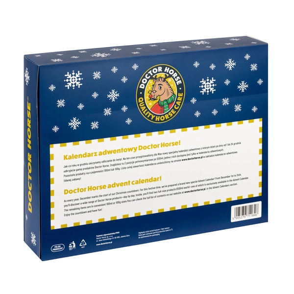 Kalendarz adwentowy Renifer Doctor Horse - granatowy