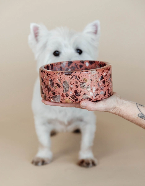 Miska Terrazzo Stone Kentucky - brązowa