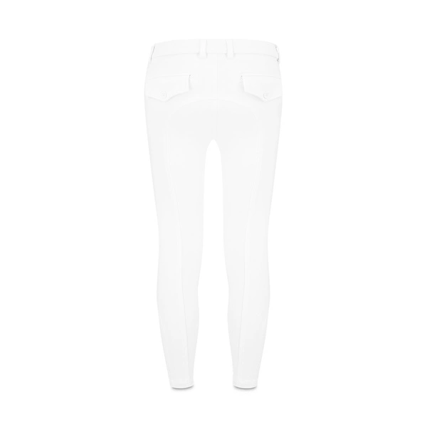 Chłopięce bryczesy z lejem kolanowym Kentucky Mexico City - białe