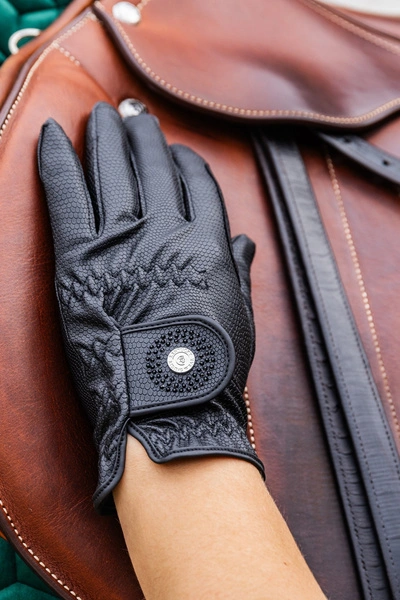 Rękawiczki Kentucky Gloves Grip Glitter - czarne