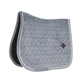 Kentucky czaprak Velvet - szary