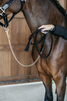 Dy'on uwiąz z łańcuszkiem Plaited Working - czarny