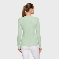 Sweter Samshield Lisa Twisted - pistacjowy