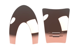 Panele KEP 2.0 Rose Gold Mirror - przód + tył