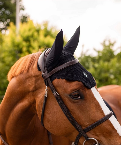 Nauszniki Samshield Flyshield Swarovski - czarne