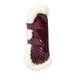 Kentucky Bamboo Vegan Sheepskin Tendon Boots Elastic na przednie nogi - bordowe