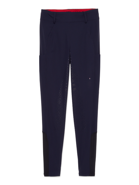 Legginsy Tommy Hilfiger Hudson - granat desert sky