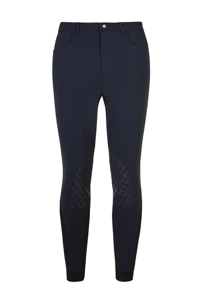 Męskie bryczesy Cavalleria Toscana New Grip System - granatowe