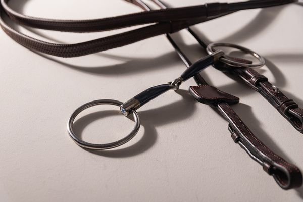 Velari wędzidło Snaffle Loose Ring Single Jointed Sweet Iron 16 mm