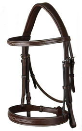 Ogłowie Dy'on Cavesson z szerokim nachrapnikiem angielskim US Hunter