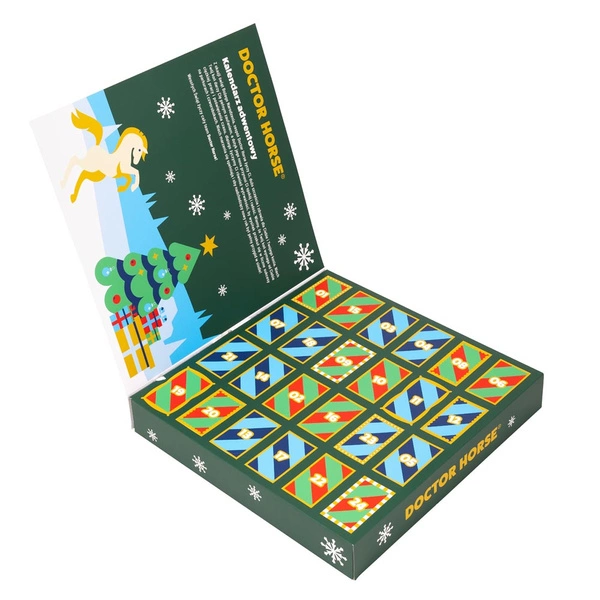 Kalendarz adwentowy Mikołaj Doctor Horse - zielony