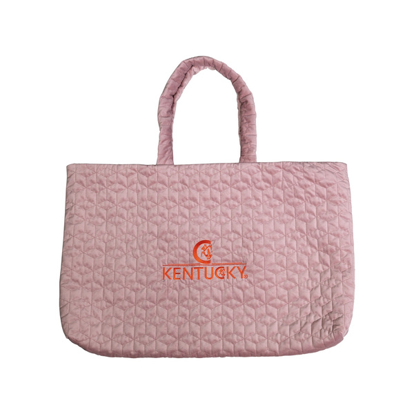 Kentucky torba Velvet Logo - pudrowy róż