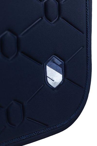 Czaprak Samshield SpineShield Jump Emroidery - granatowy