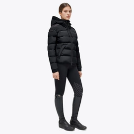 Kurtka Hooded Nylon Puffer Cavalleria Toscana - czarna