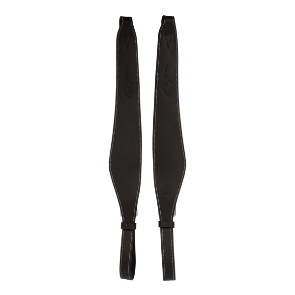 Puśliska Dy'on Leather Stirrup Straps Mono - czarne