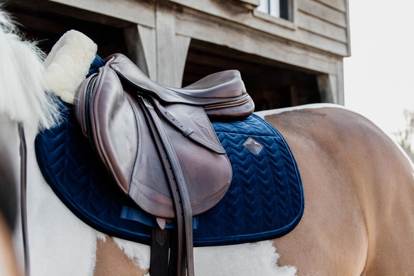 Kentucky czaprak Skin Friendly Velvet - granatowy