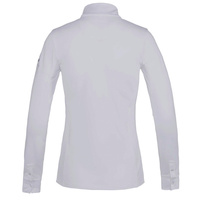 Damska koszula konkursowa Kingsland Classic Women's Long-Sleeved with Standing Collar -biała