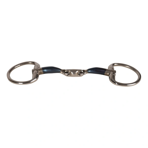 Velari wędzidło Eggbutt Double Jointed Sweet Iron 16 mm