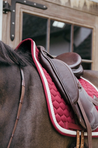 Kentucky czaprak Plaited Cord - bordowy