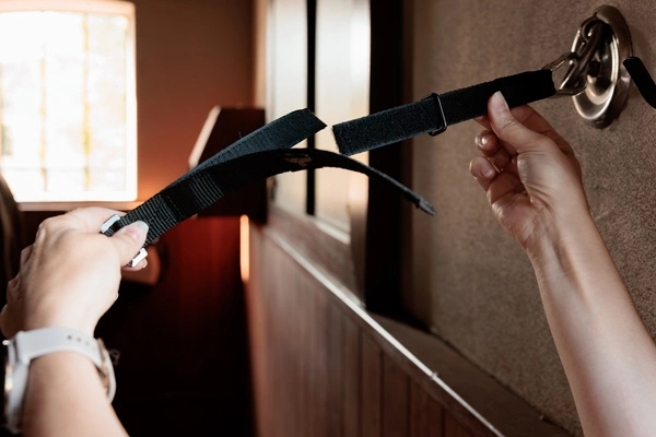 Kentucky regulowany bezpieczny nylonowy uchwyt - czarny - Kentucky Grooming Deluxe