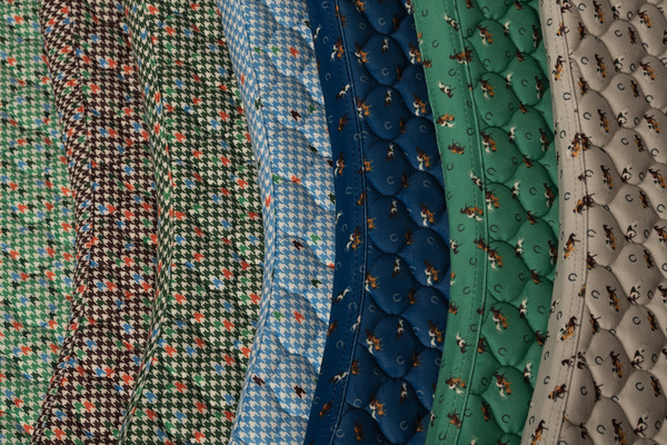 Kentucky czaprak Velvet Pied-de-Poule- ciemny zielony