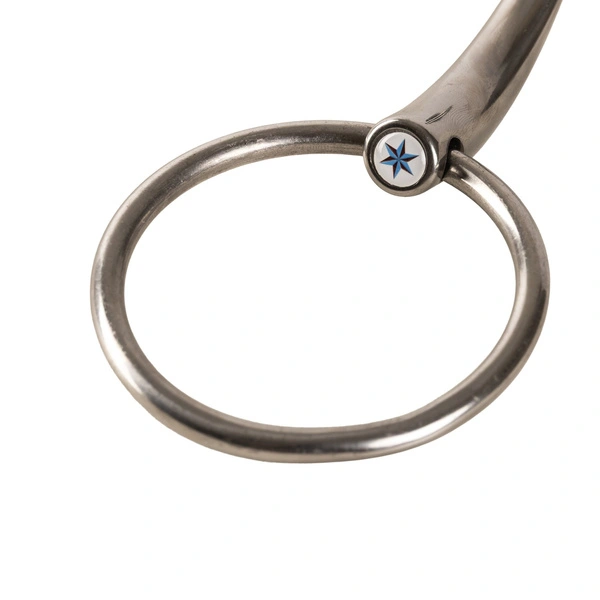 Velari wędzidło Snaffle Single Jointed Loose Ring Stainless Steel 16 mm