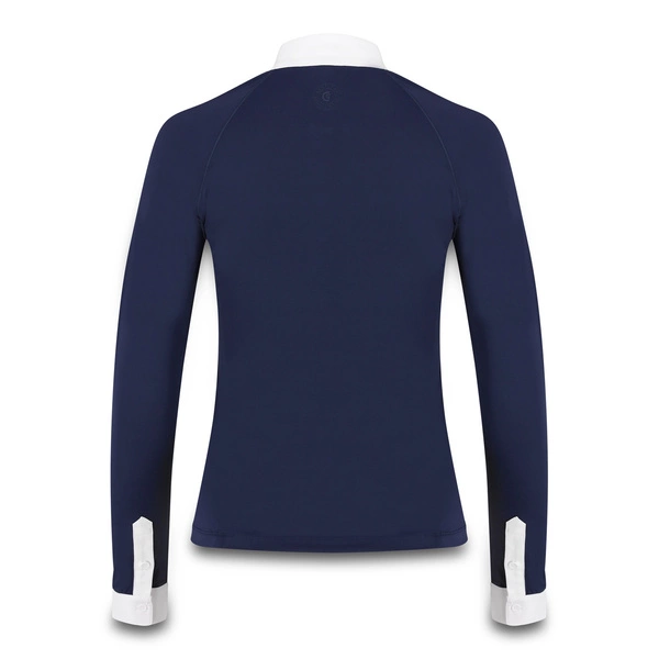 Damska koszula konkursowa z długim rękawem Kentucky Classic - granatowa