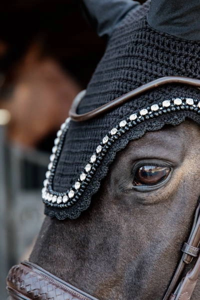 Kentucky nauszniki Wellington BIG Stone & Pearl - czarne