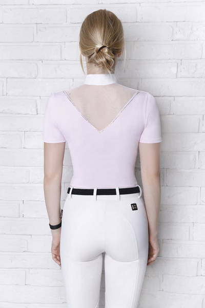 Koszula konkursowa Fleur de Lys Poppy Short - różowa 