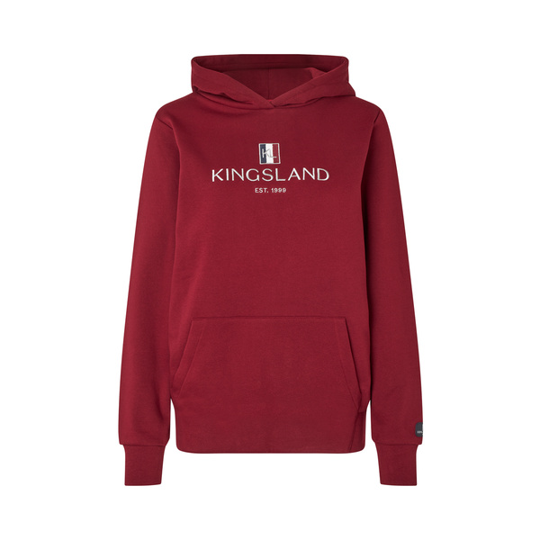 Bluza Kingsland Classic Unisex Hoodie - bordowa