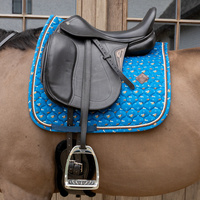 Kentucky czaprak Velvet Horse printing - granatowy
