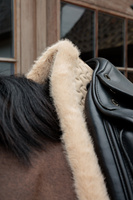 Kentucky czaprak Fake Fur Plaited Quilt - beżowy
