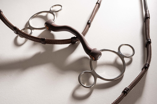 Velari wędzidło 3 Rings Bit with Tongue Port Soft 20 mm