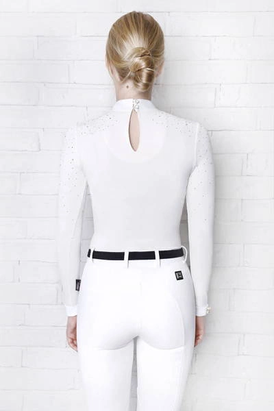 Koszula konkursowa Fleur de Lys Equestrian Holly - kremowa