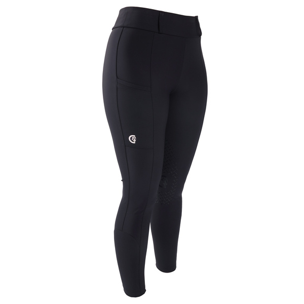 Damskie legginsy Kentucky Classic z kolanowym lejem - granatowe