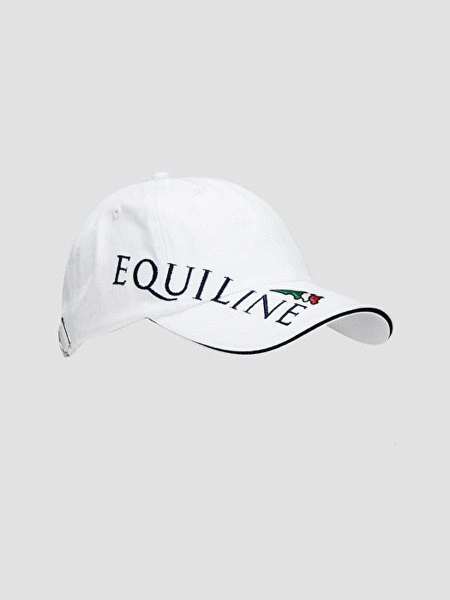 Czapeczka Equiline Logo cup - biała