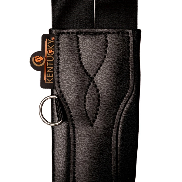 Kentucky anatomiczny popręg Anatomic Stud Girth z fartuchem - czarny