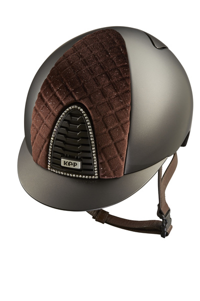 Kask KEP Cromo 2.0 Matt New Milano Shining Velvet Collection - brązowy