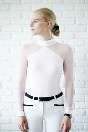 Koszula konkursowa Fleur de Lys Equestrian Molly - różowa