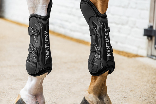 Kentucky Tendon Boots Elastic Knee Protection na przednie nogi - czarne