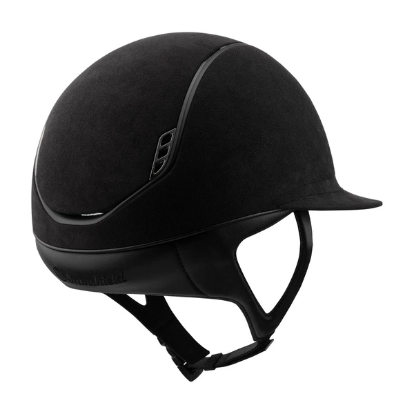 Kask Samshield Miss Premium Alcantra Black 2.0 - czarny