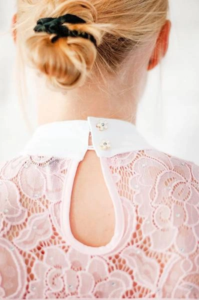 Koszula konkursowa Fleur de Lys Equestrian Cristall - różowa