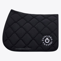 Czaprak Cavalleria Toscana Orbit Quilted - czarny z białym logo