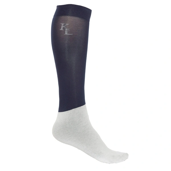 Trzypak skarpet Kingsland Classic Show Socks - granatowe