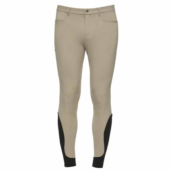 Męskie bryczesy Cavalleria Toscana New Grip System - beżowe