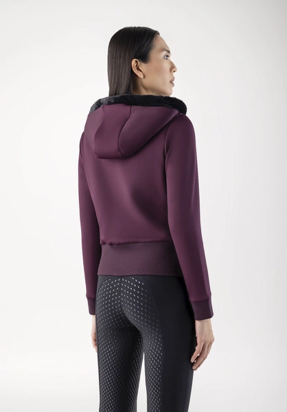 Bluza rozpinana Cartac Gur - bordowa