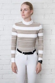 Koszula konkursowa Fleur de Lys Equestrian Chamomile - kremowa