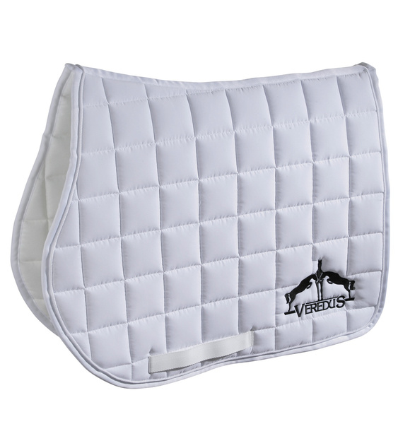 Veredus czaprak skokowy Saddlecloth Microfiber Jumping - biały/czarny